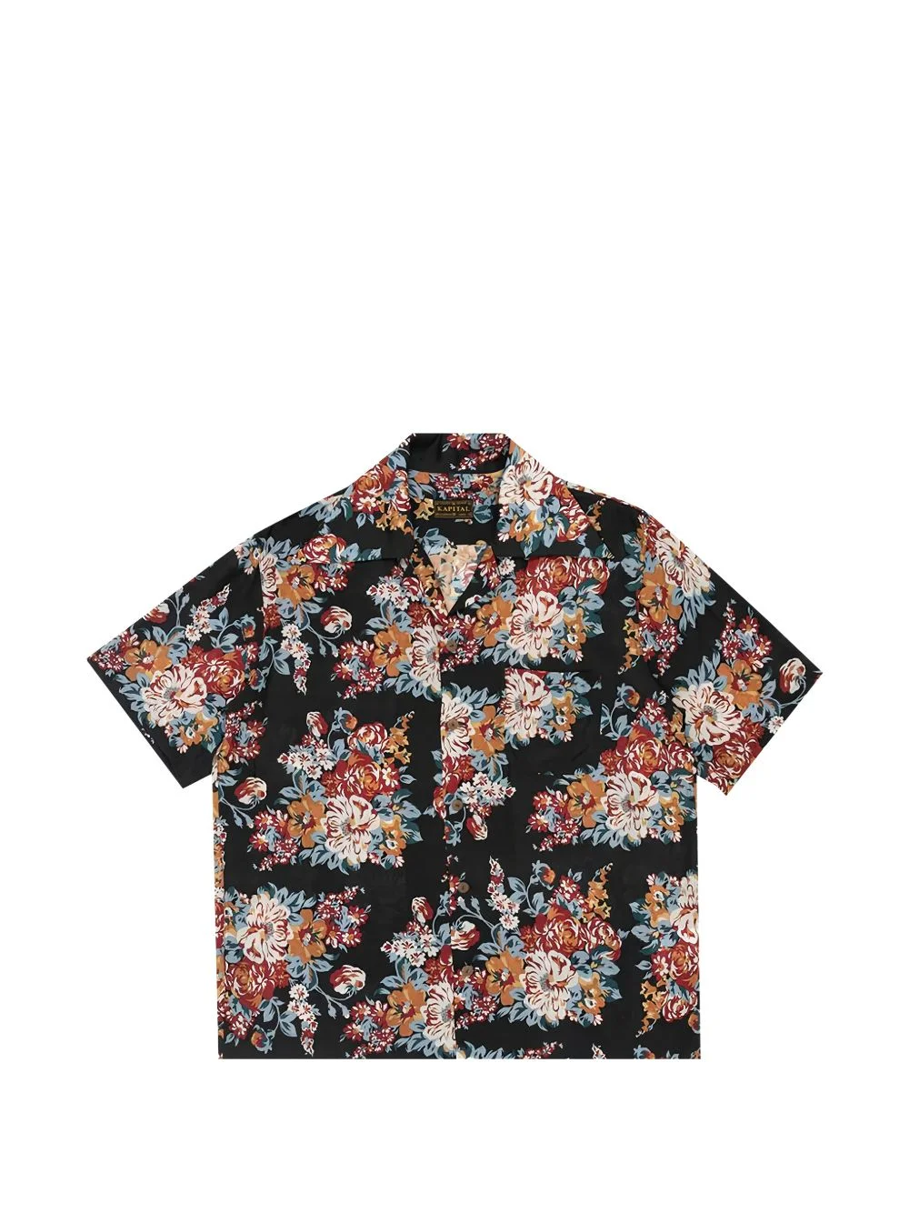 floral-pattern shirt - 1