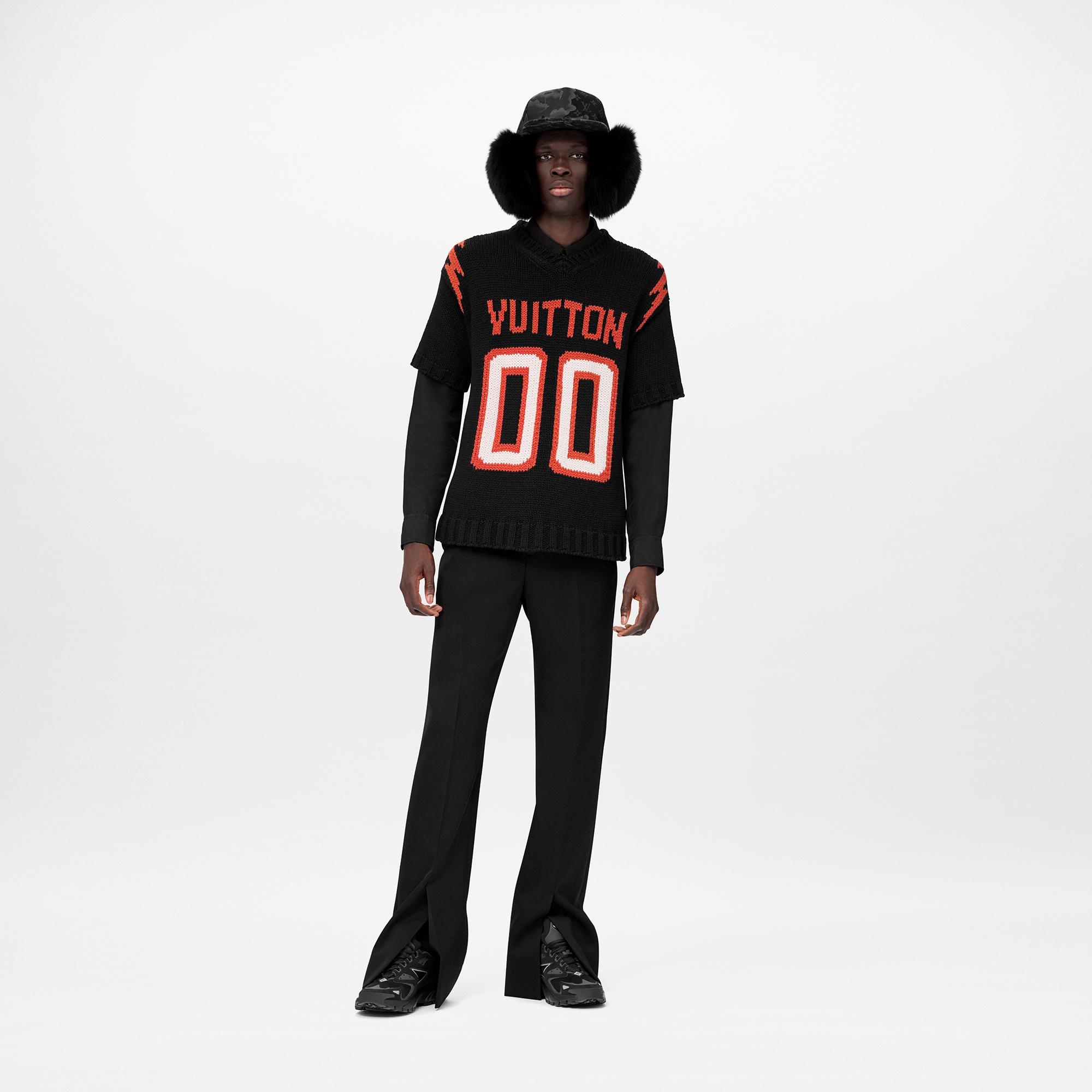 Chunky Intarsia Football T-Shirt - 2