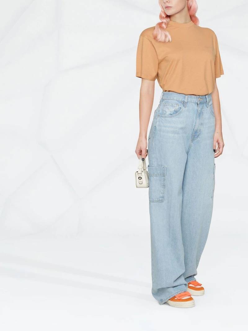 Off-White Diag-print cotton T-shirt outlook