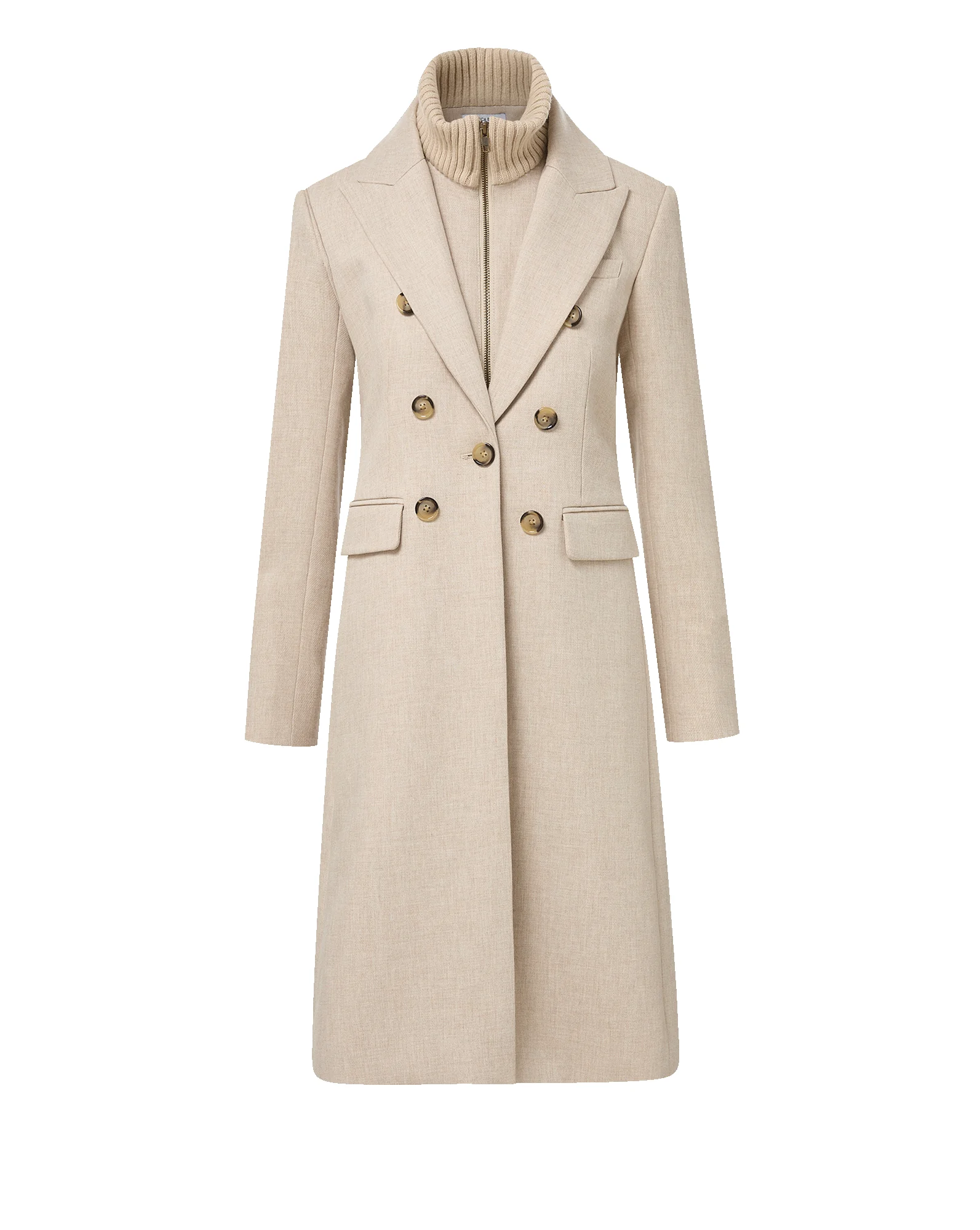 STRYDER DOUBLE-BREASTED DICKEY COAT - 1