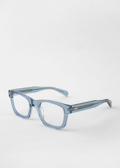 Paul Smith Light Blue 'Griffin' Spectacles outlook