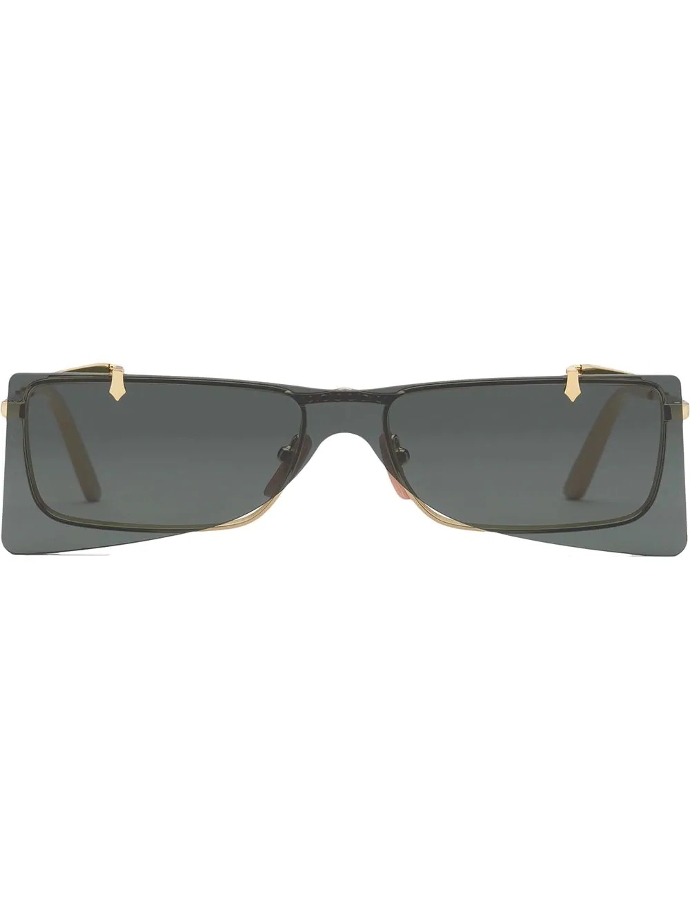 square-frame sunglasses - 1