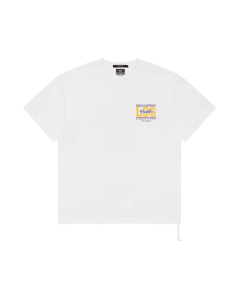 LA AND THE STREETS SS BIGGIE TEE WHITE - 1