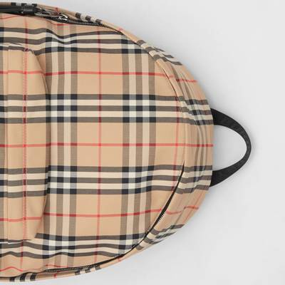 Burberry Vintage Check Nylon Backpack outlook