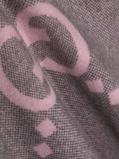 GUCCI GG jacquard cashmere scarf outlook