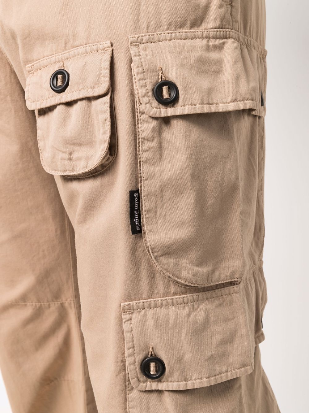 pocket-detail straight-leg trousers - 5