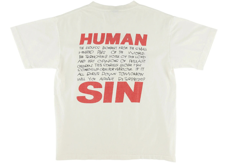 SAINT M×××××× Saint Mxxxxxx Brain Tee White outlook