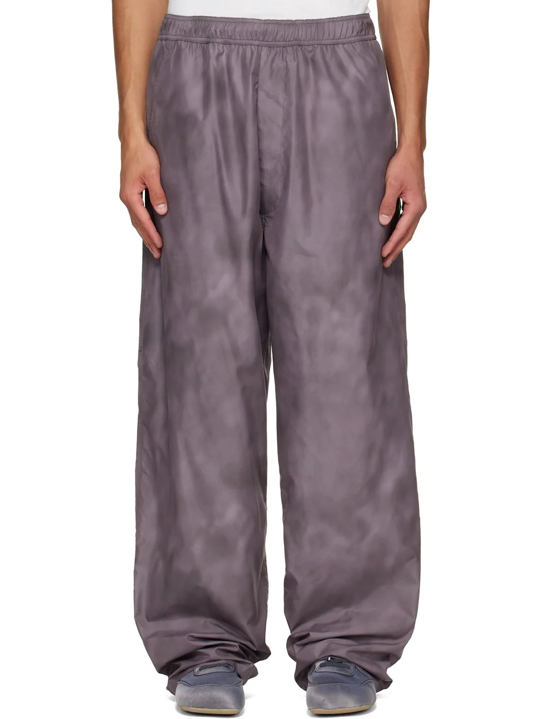 Purple Hammer Loop Trousers - 1