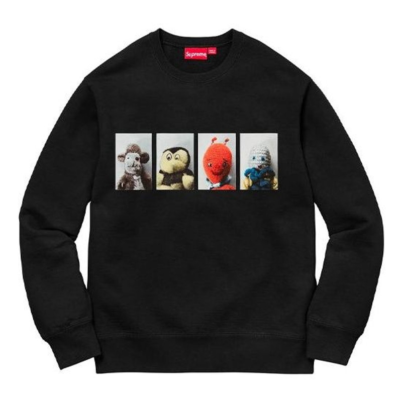 Supreme FW18 Mike Kelley AhhYouth! Crewneck Sweatshirt Black SUP-FW18-346 - 1