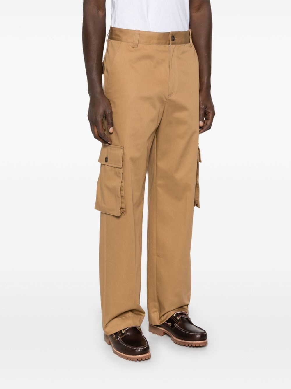 cotton cargo pants - 3