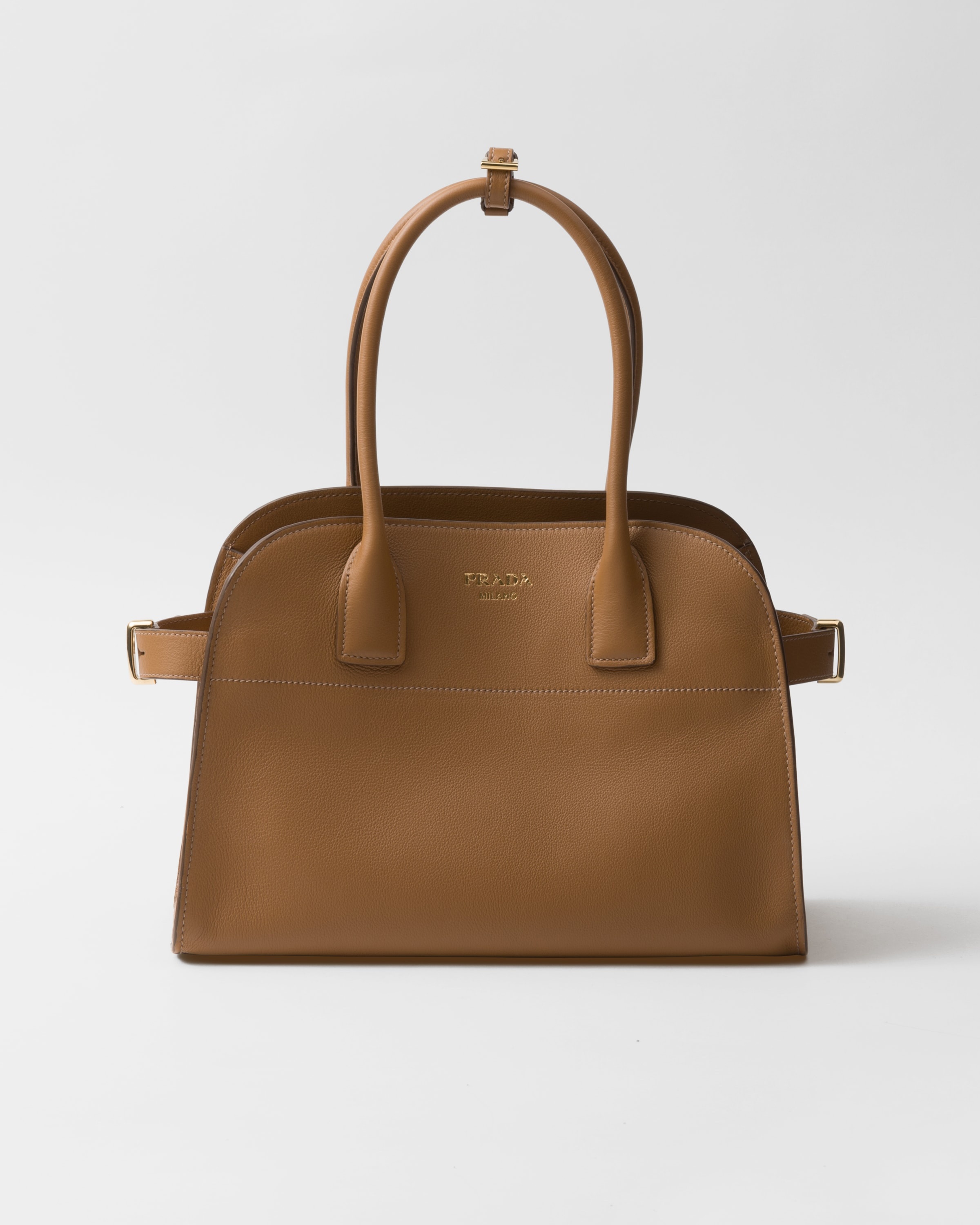 Medium leather tote bag - 1