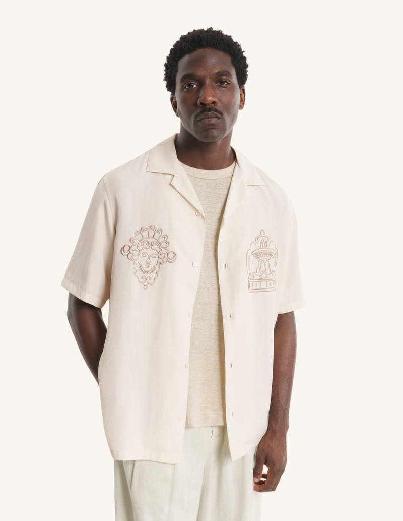 Maison Kitsuné PARISIAN MONUMENTS RESORT SHIRT outlook