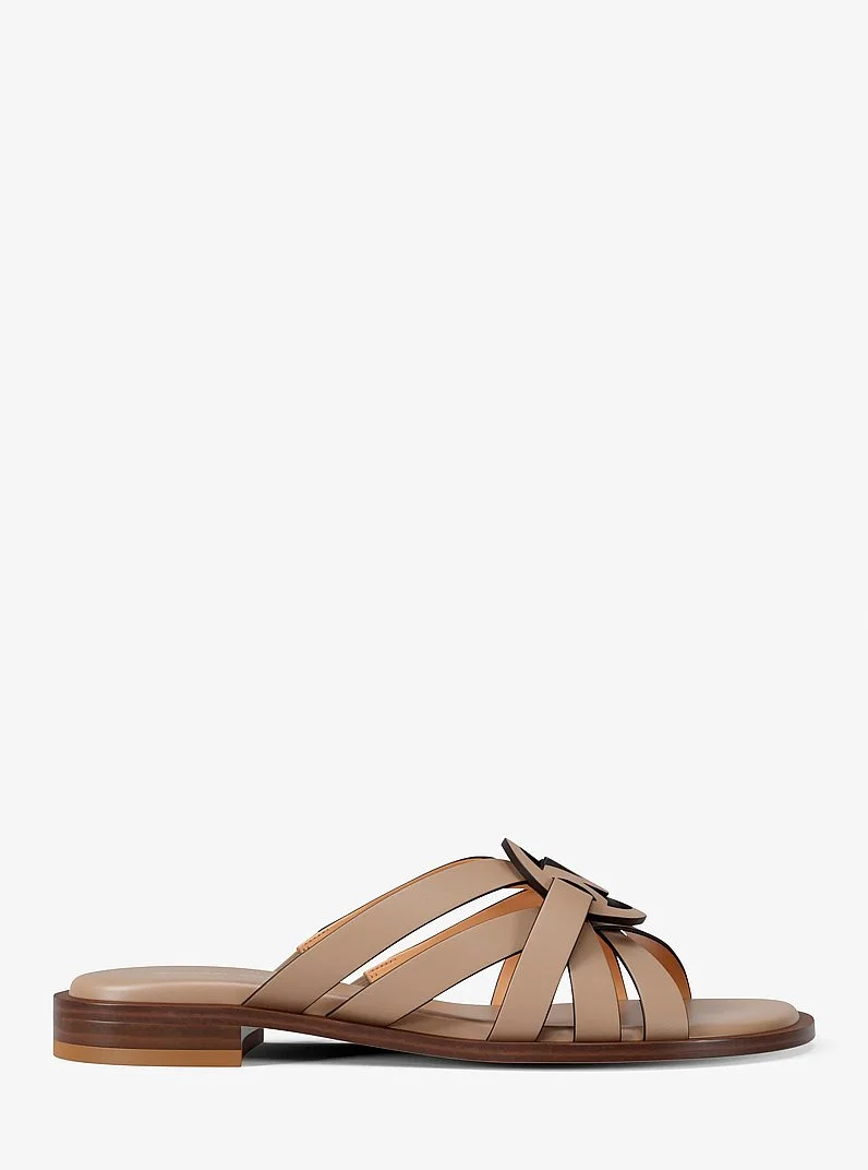 Erika Leather Slide Sandal - 1