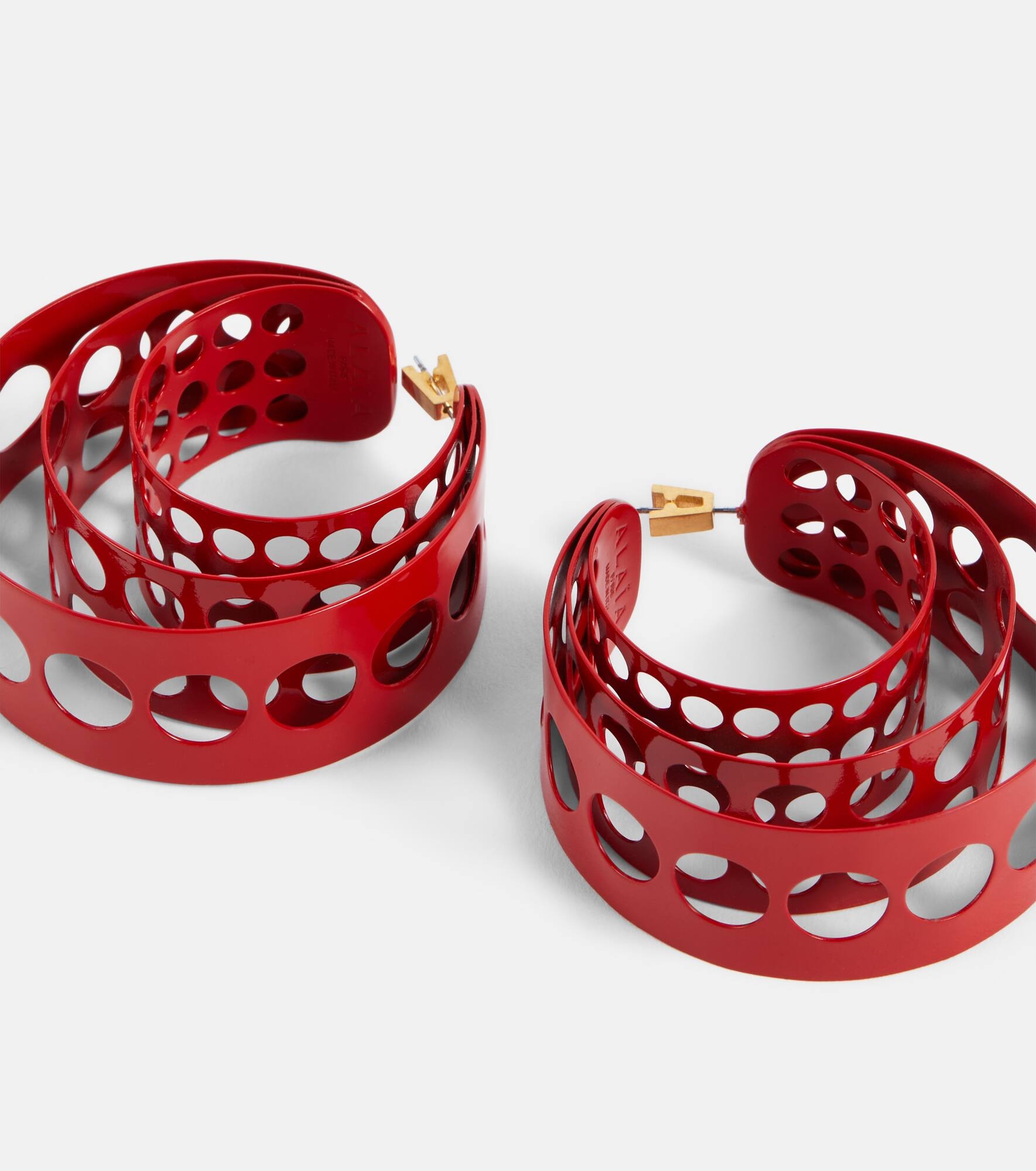 Medium hoop earrings - 4