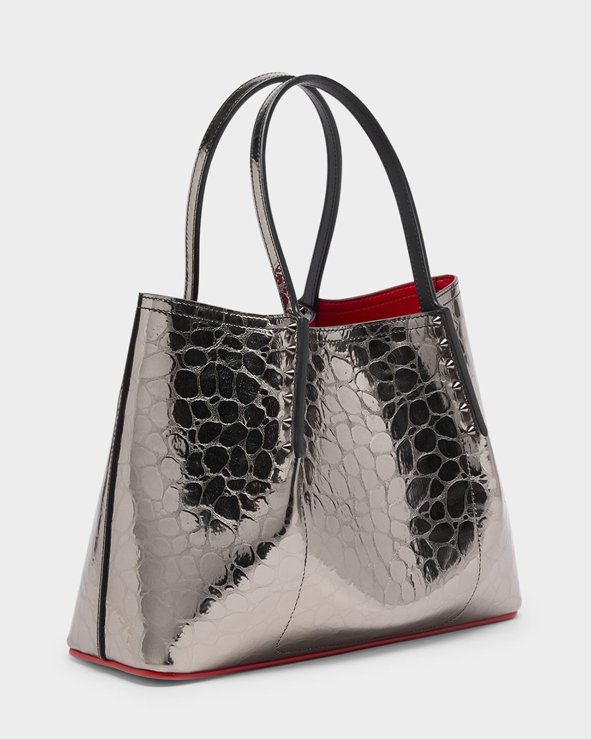 Cabarock Small Crocodile Embossed Leather Tote Bag - 3