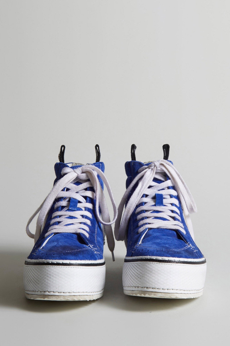 R13 ROGUE HIGH TOP - BLUE SUEDE outlook