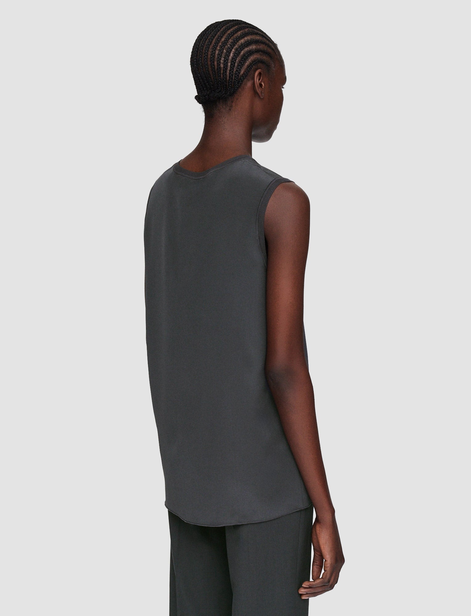 Silk Crepe de Soie Bley Blouse - 4