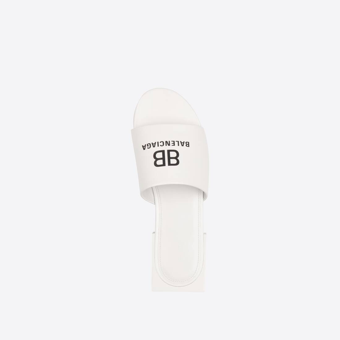 Women's Box Sandal in White - 5