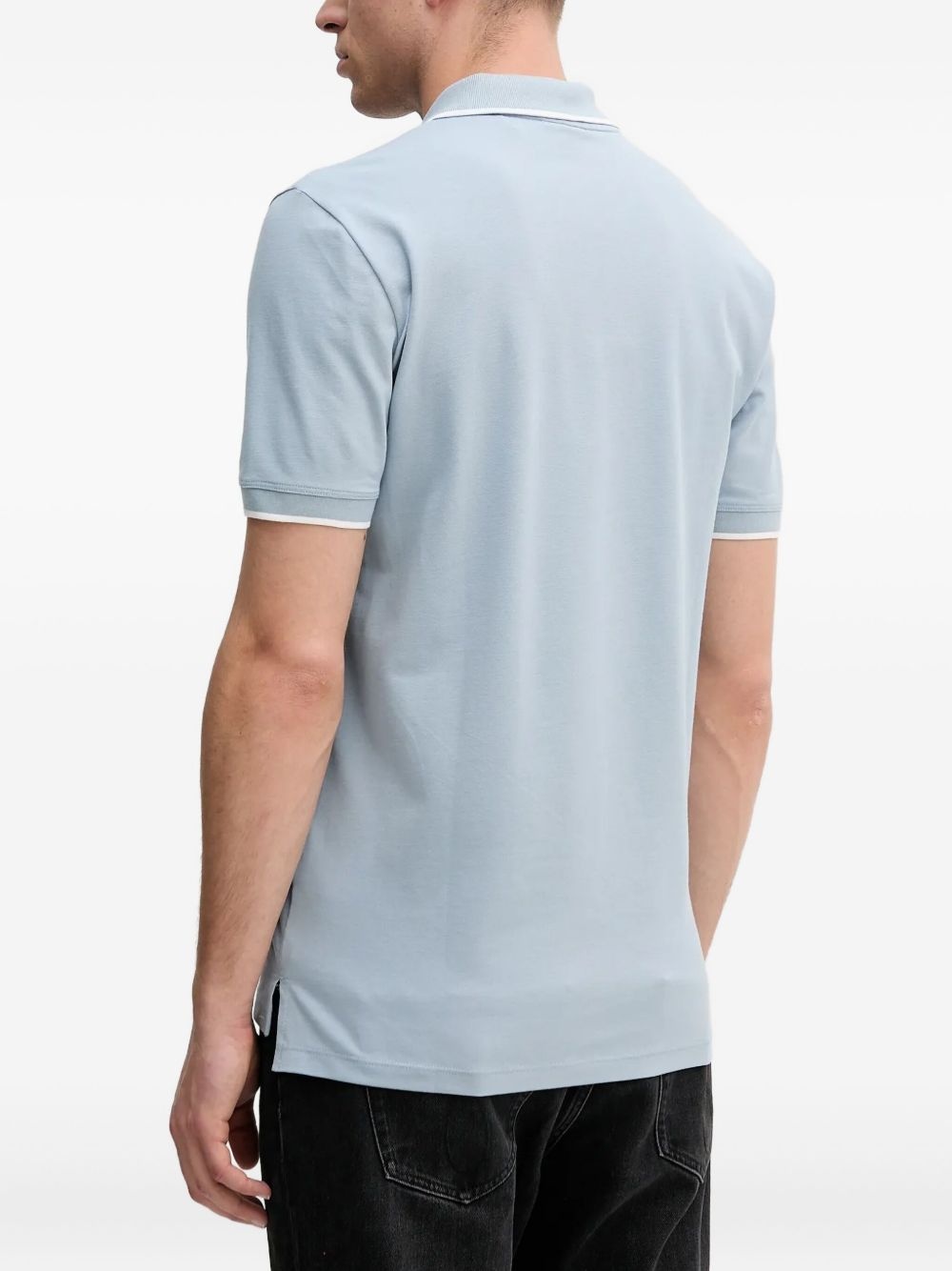 logo-detail polo shirt - 2