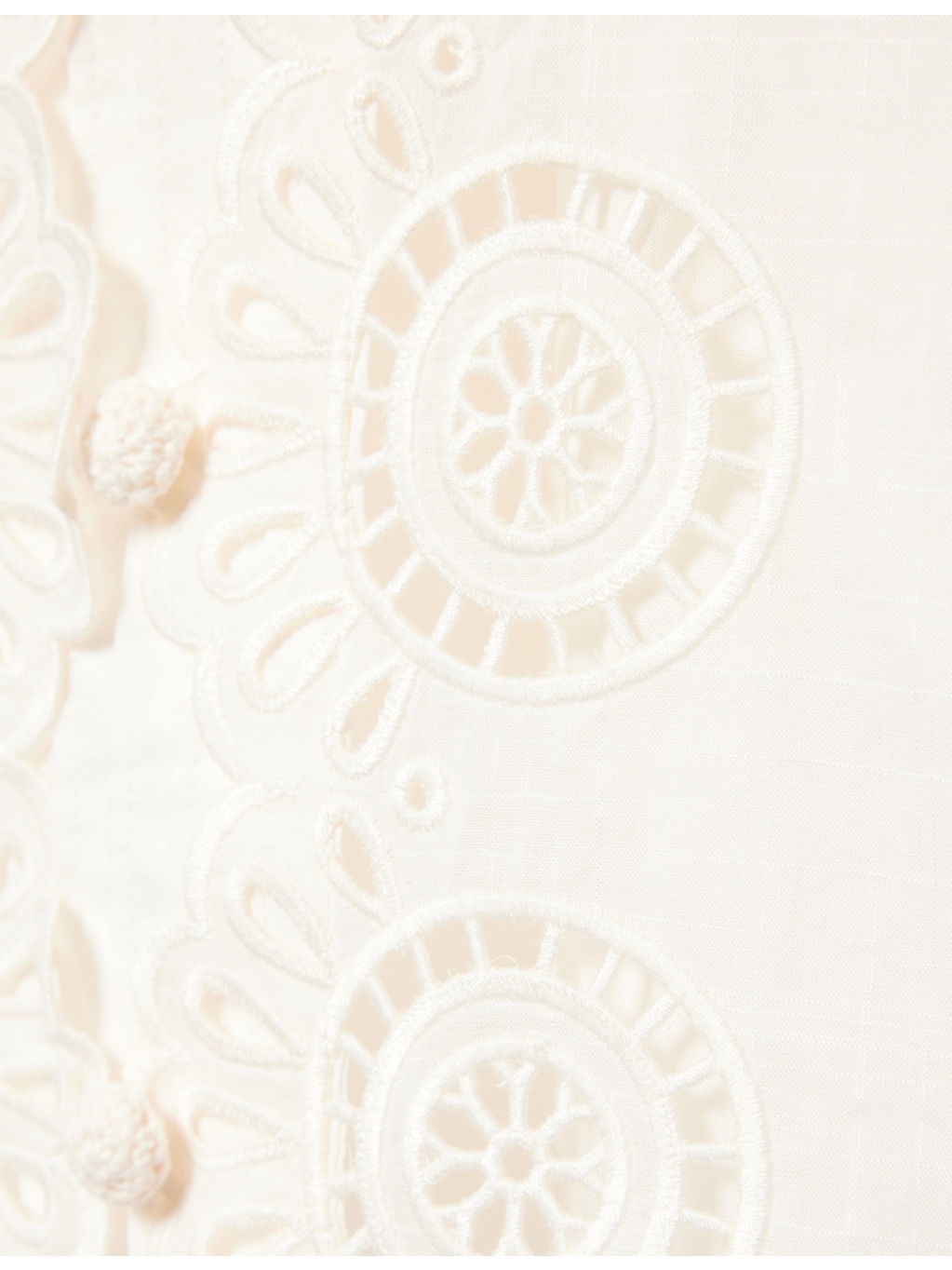 Lucky Embroidered Cotton Blouse - 6