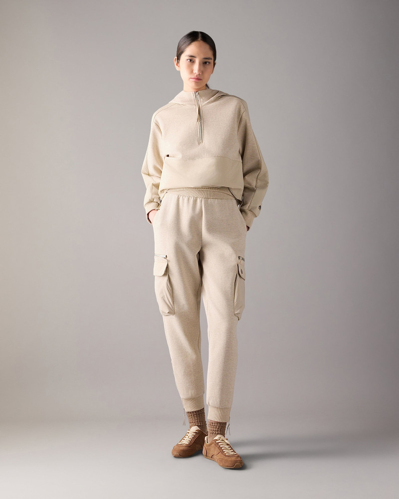 MOOSE KNUCKLES MIXED MEDIA NEOPRENE HOODIE outlook