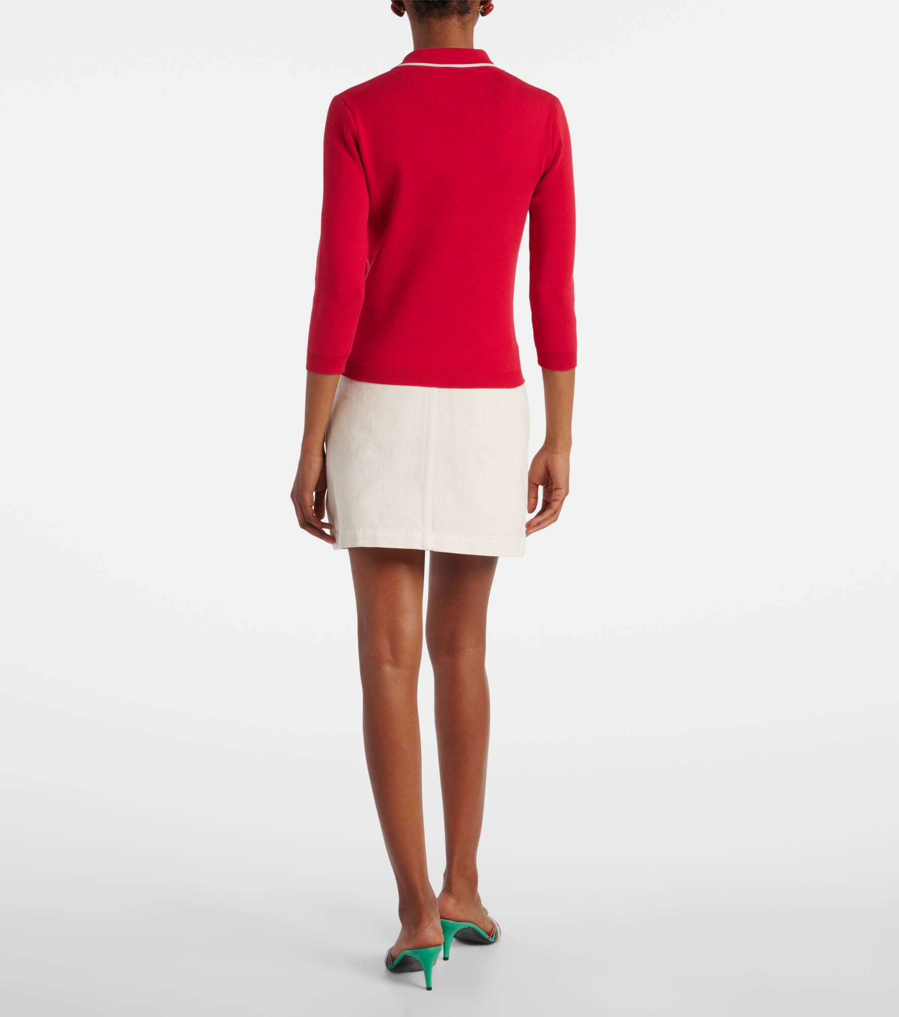 Ribbed-knit cotton cardigan - 3