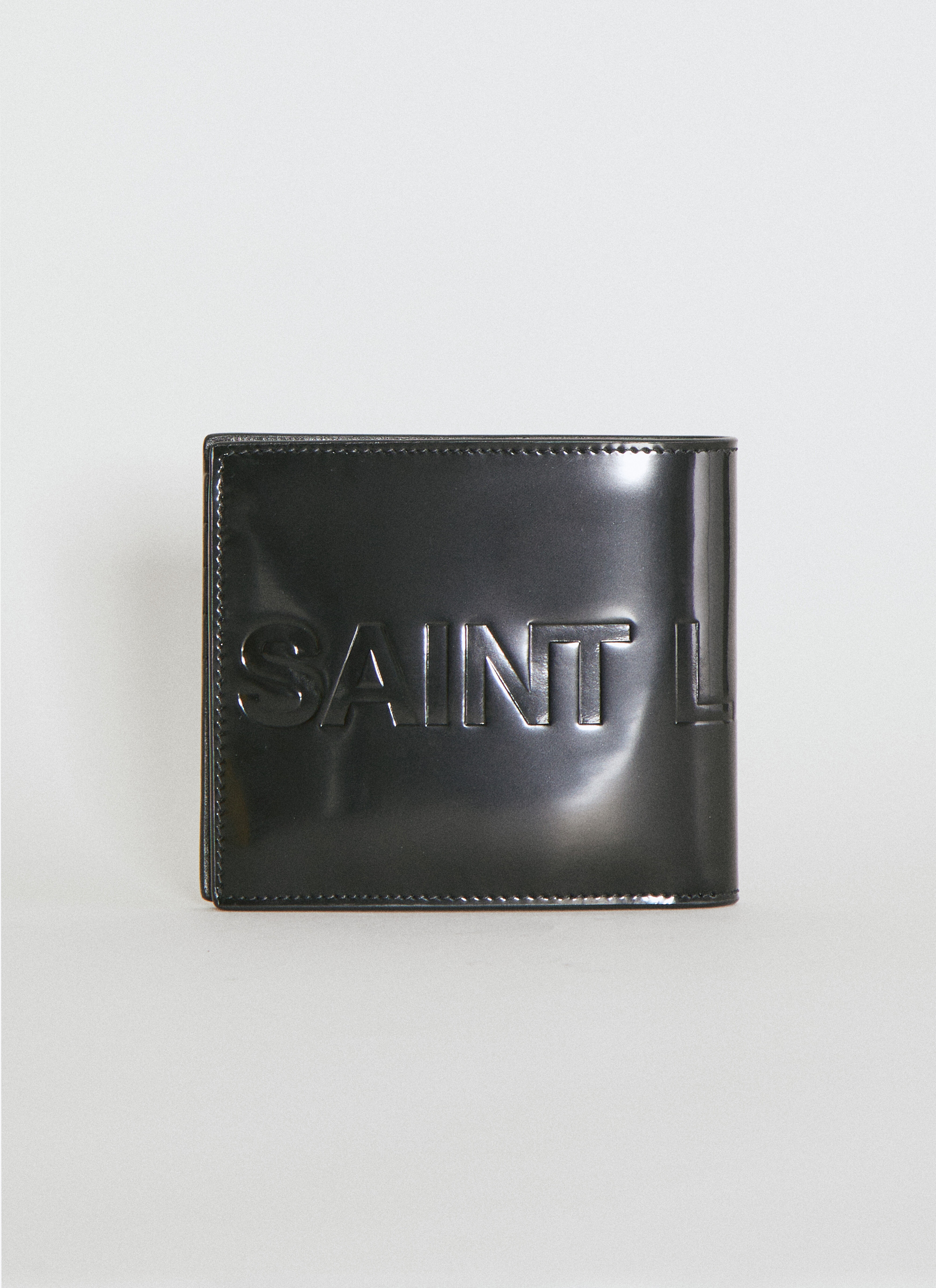 SAINT LAURENT - East/West Pebble-Grain Leather Bifold Wallet Saint Laurent