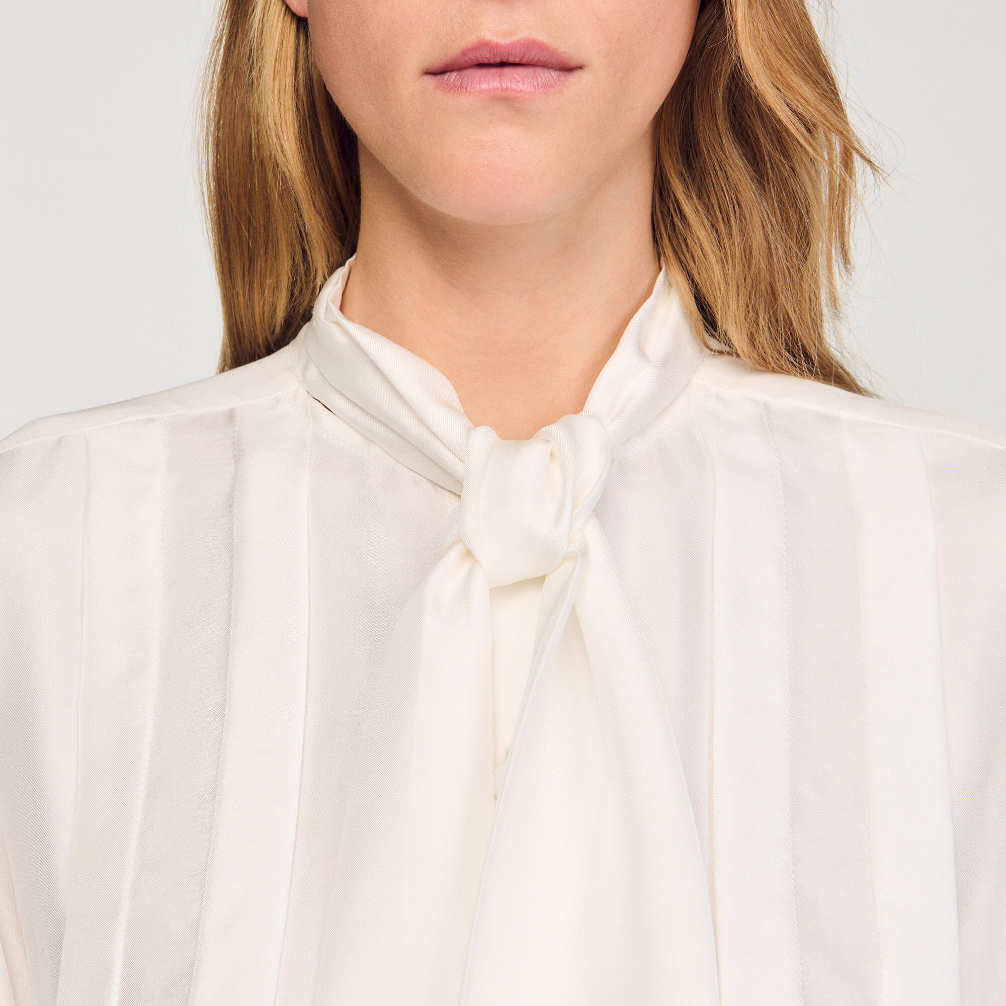 SILK LAVALLIÈRE SHIRT - 3