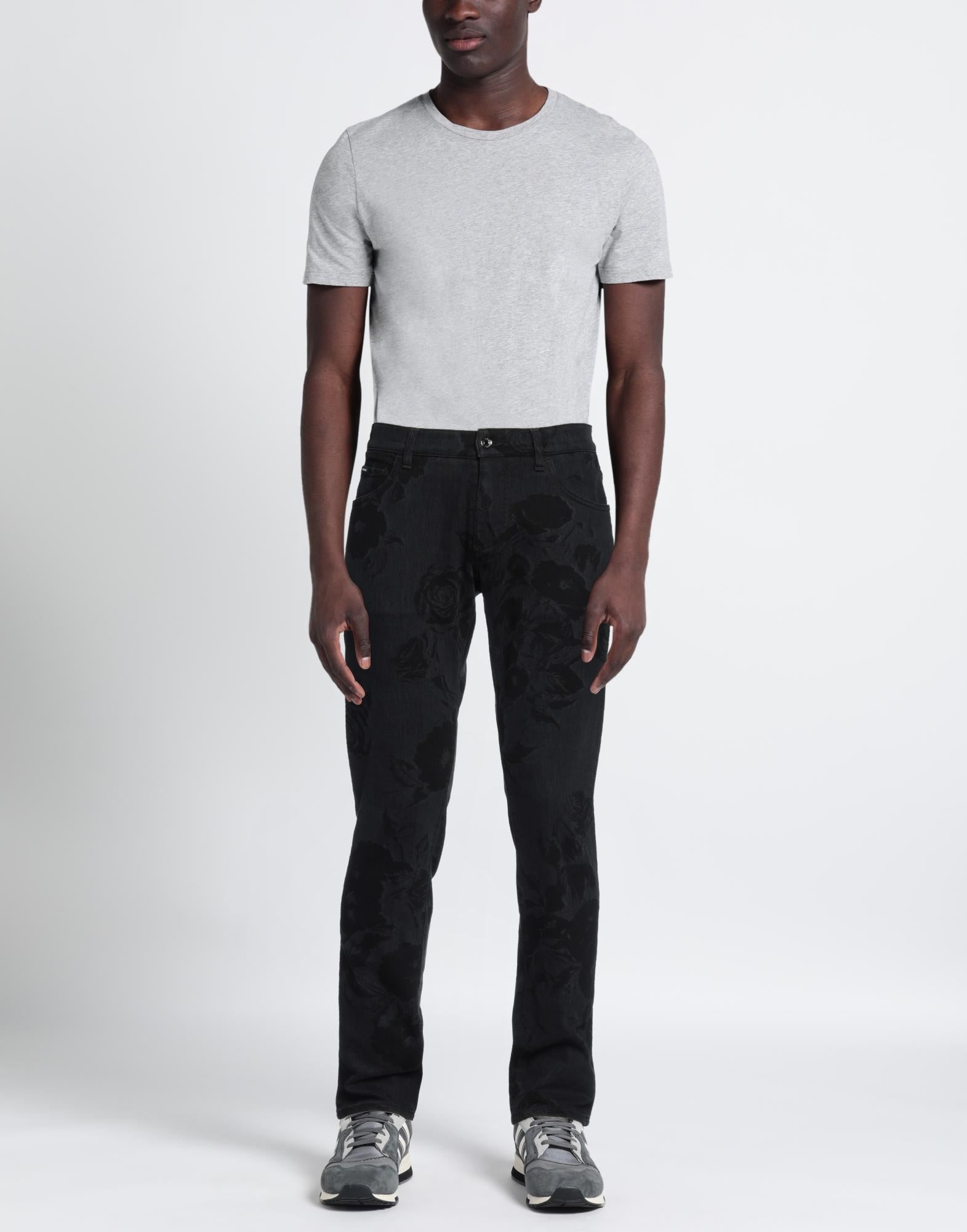 Black Men's Denim Pants - 2