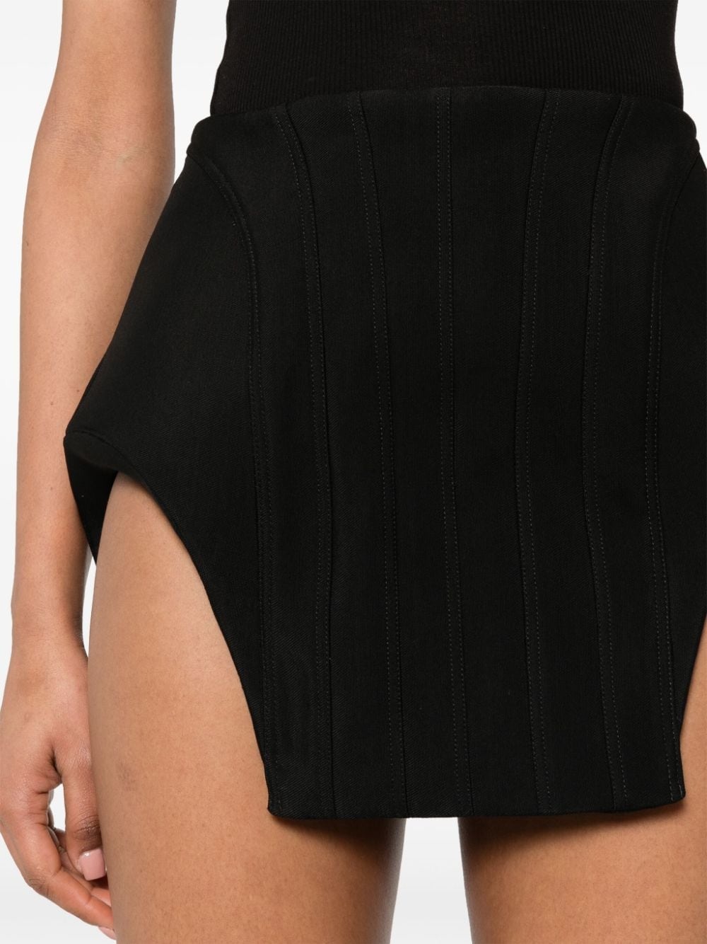 corset-inspired mini skirt - 5