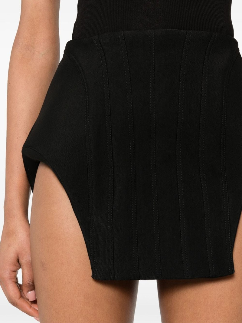 corset-inspired mini skirt 5