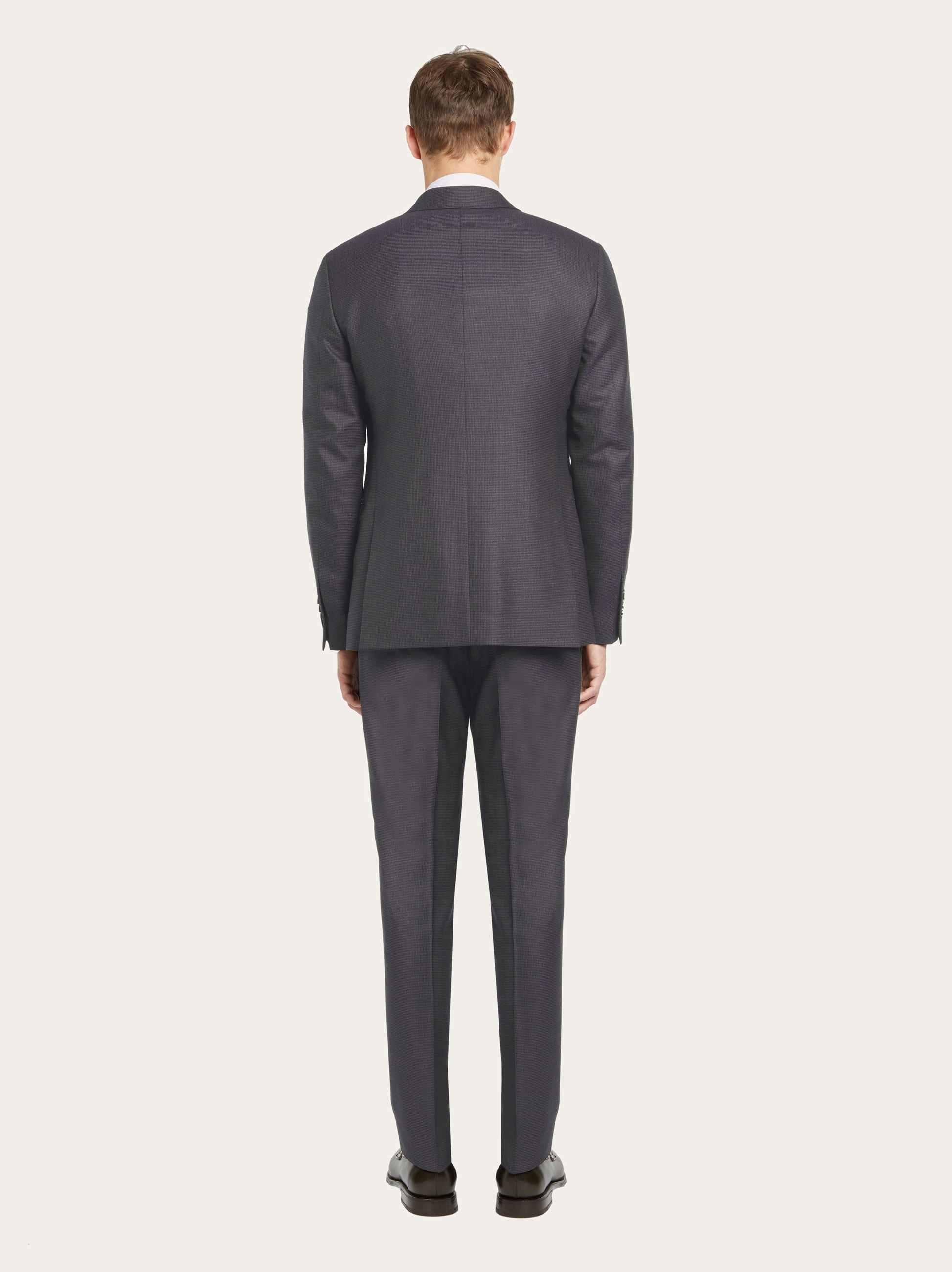 Check suit in wool - 3