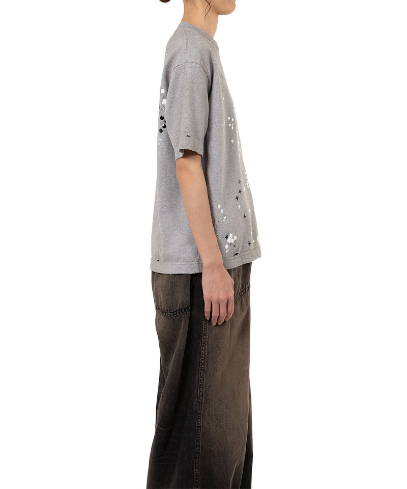 Embellished Distressed T-Shirt 19