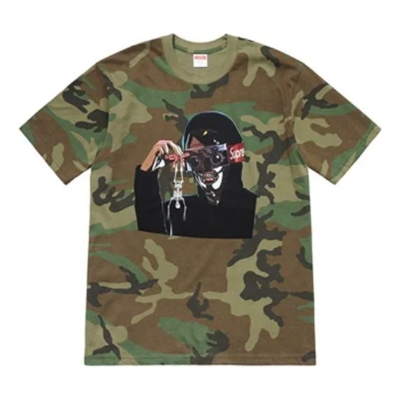 Supreme SS19 Creeper Tee Woodland Camo SUP-SS19-231 - 1