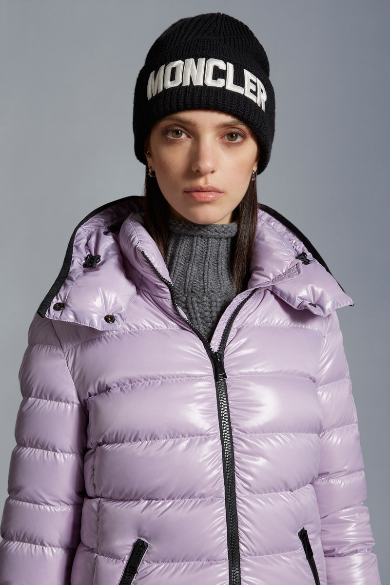 Moncler Embroidered Logo Wool Beanie outlook