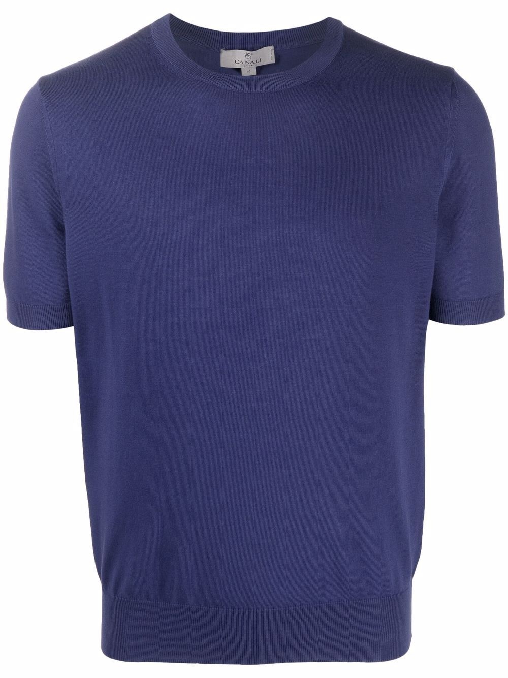 round neck short-sleeved T-shirt - 1