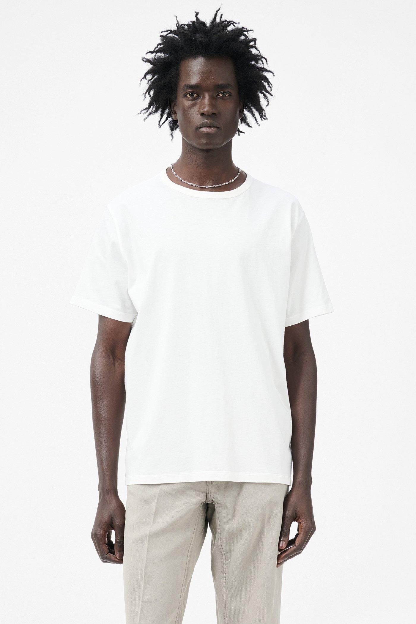 New Box T-Shirt White Clean Jersey - 3