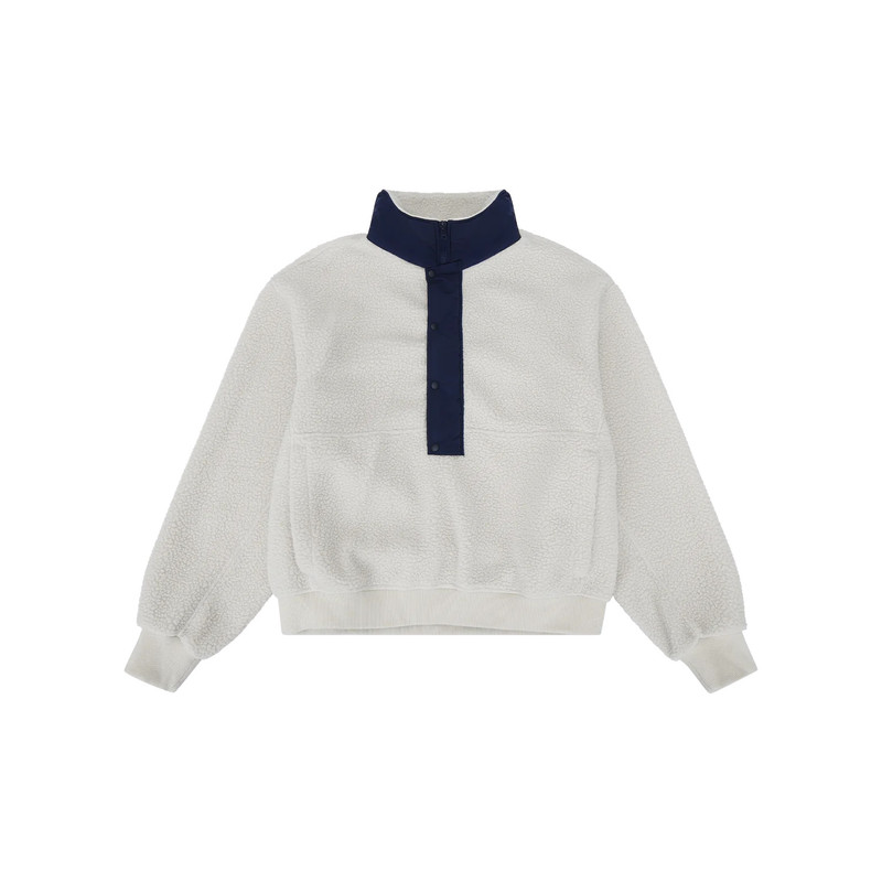 SYSTEM HALF ZIP FLEECE BONE 1