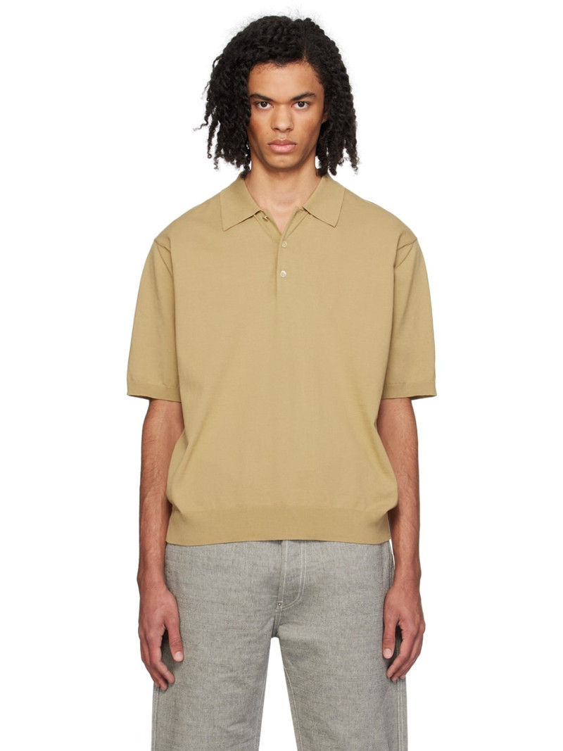 short-sleeve cotton polo shirt - 1