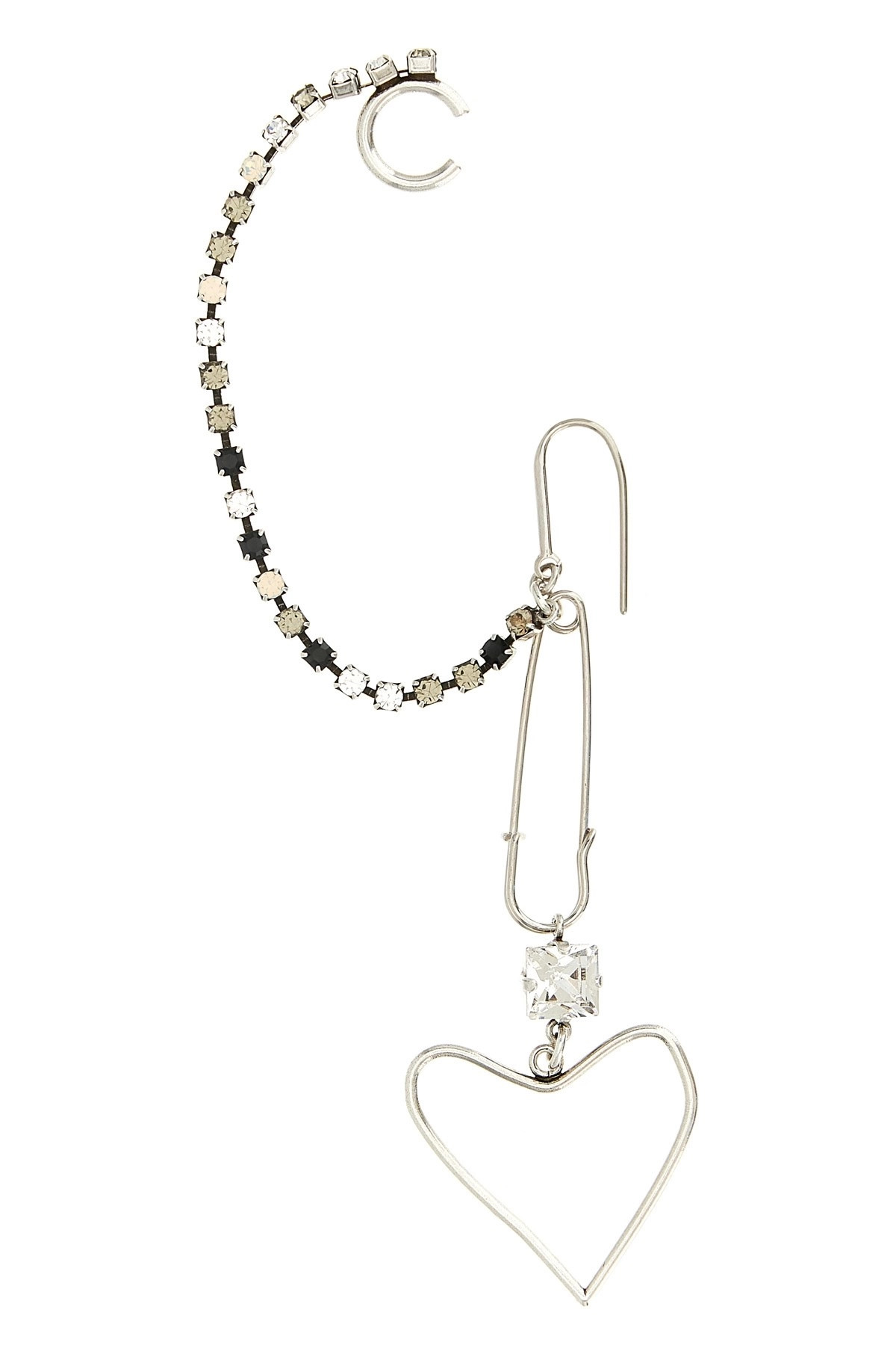 Ear cuff pin and heart - 1