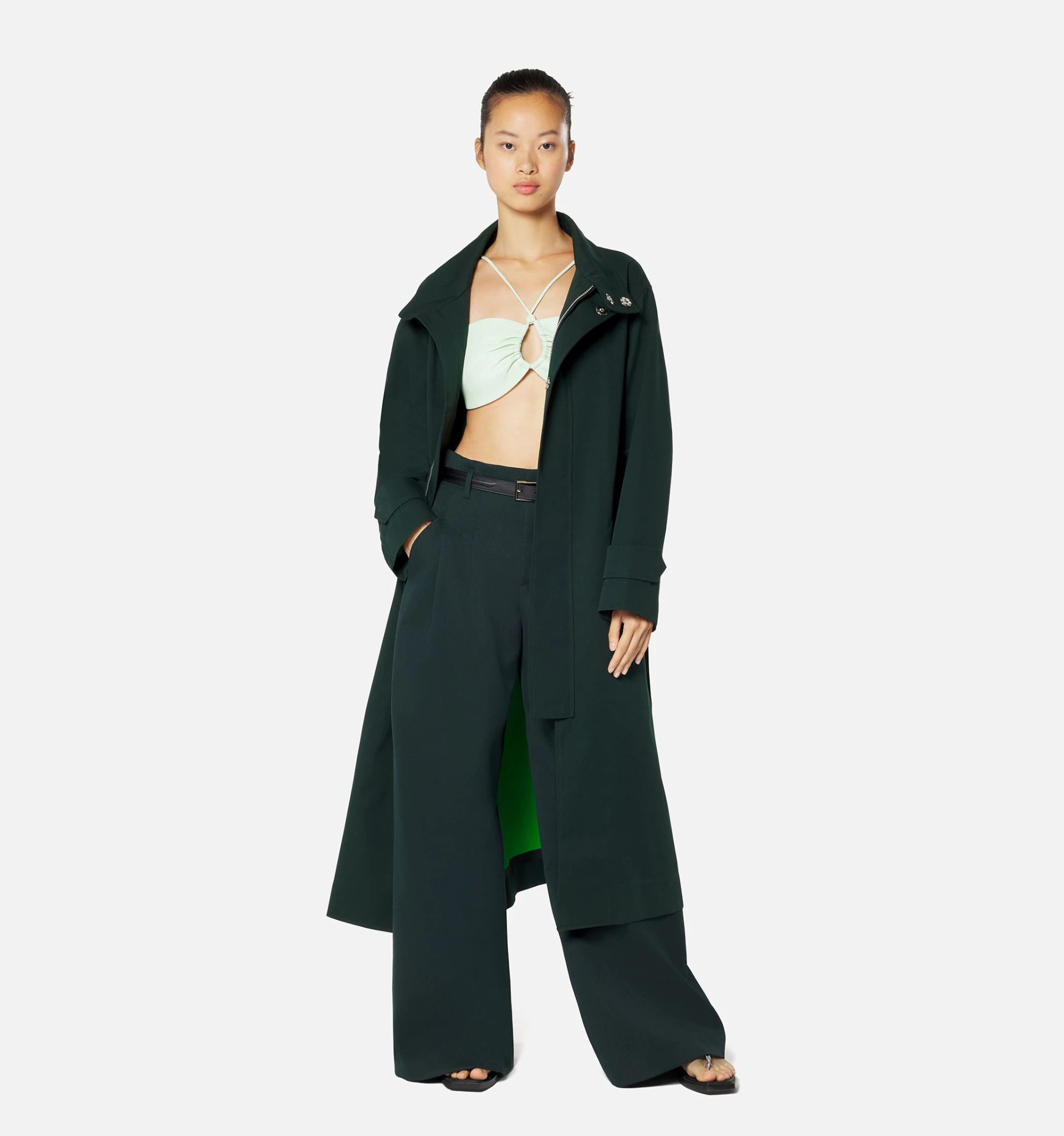 Long Belted Coat - 2
