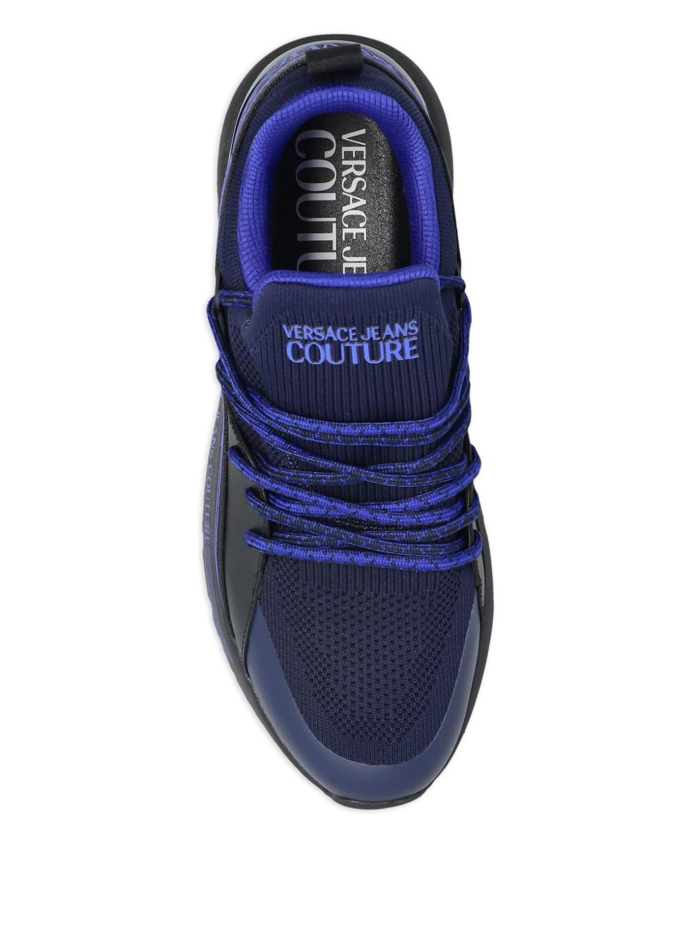 logo-detail lace-up sneakers - 3
