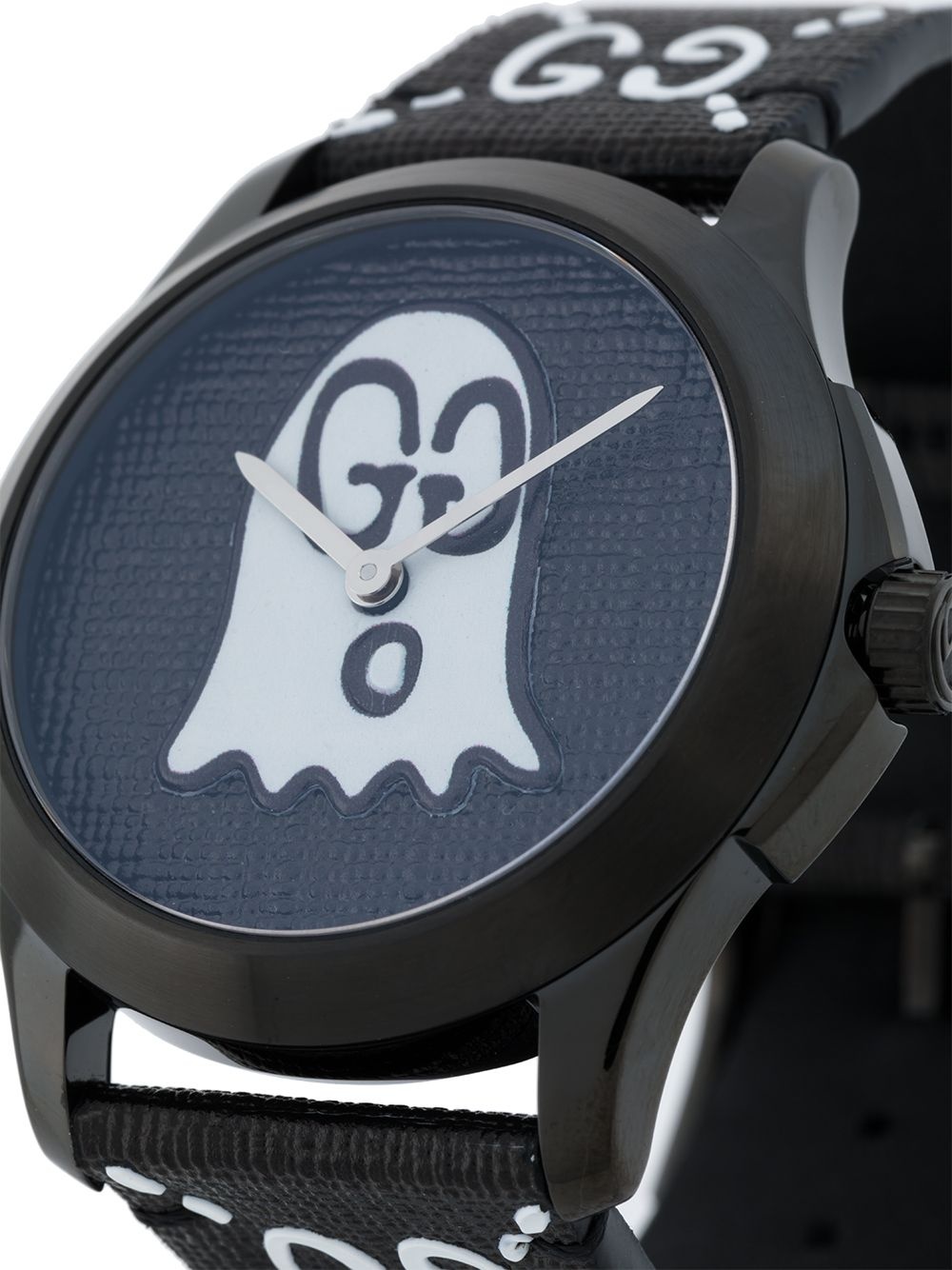 Black White GucciGhost G-Timeless watch - 3