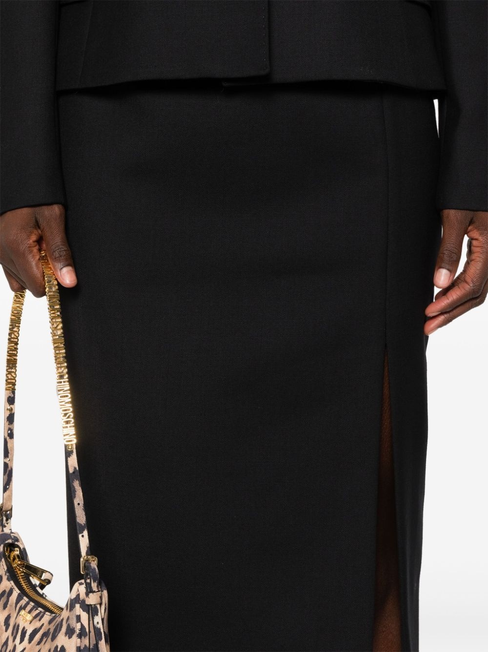 side-slit pencil skirt - 5