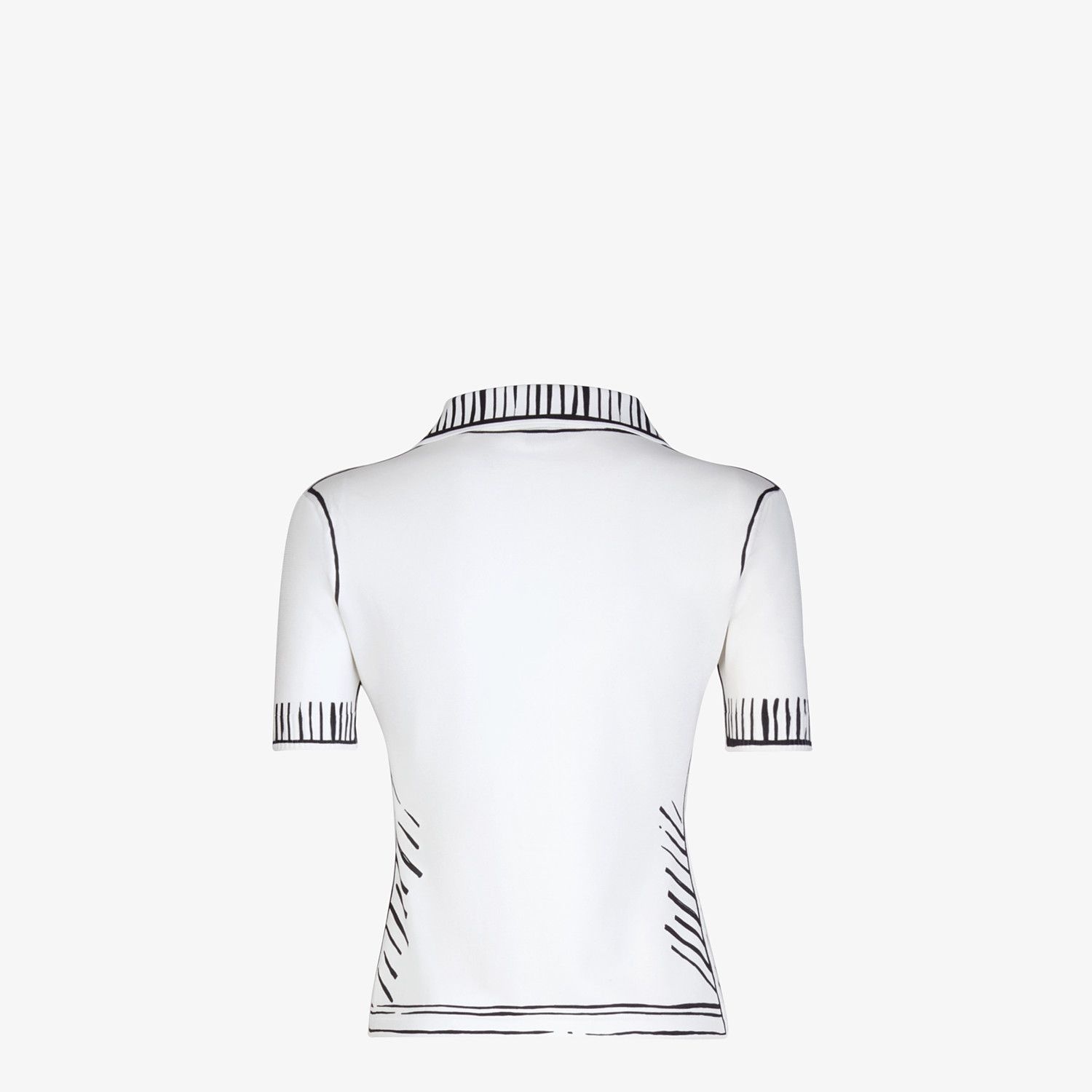 Fendi Roma Joshua Vides viscose polo shirt - 2