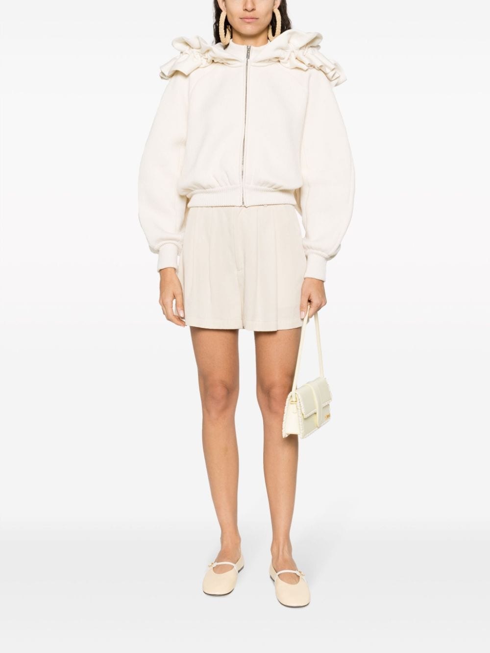 La Maille Crinoline ruffled hoodie - 2