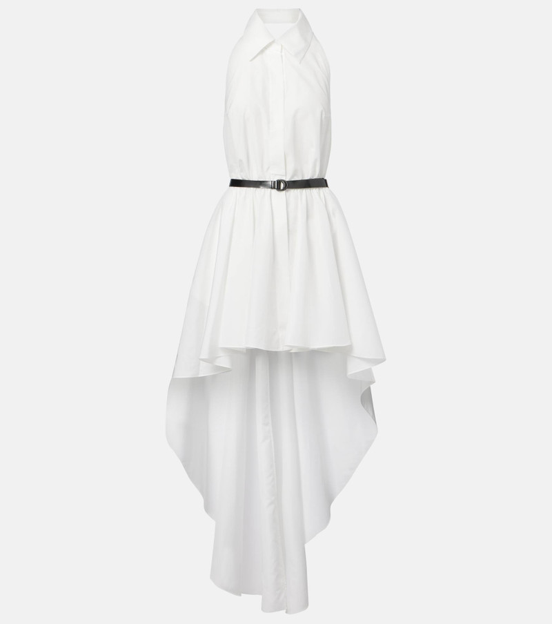 Halterneck habotai minidress 1