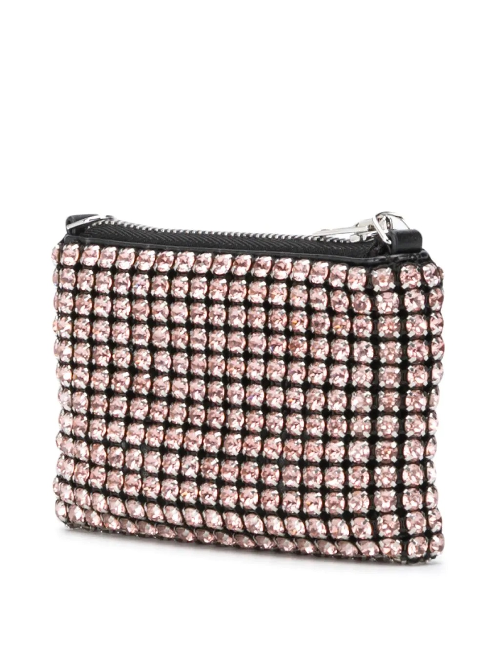 crystal embellished clutch - 3