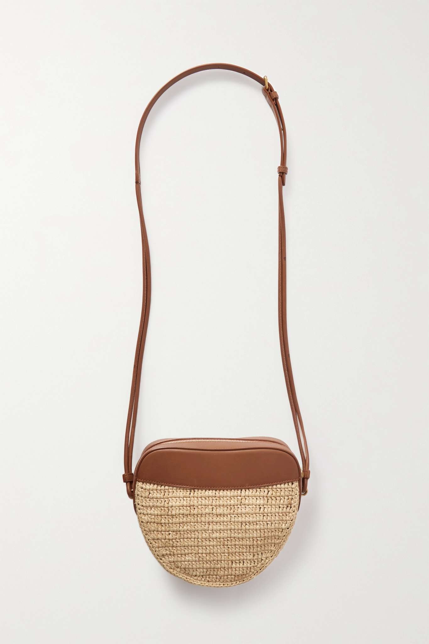 Saint Laurent Le Coeur Raffia Shoulder Bag