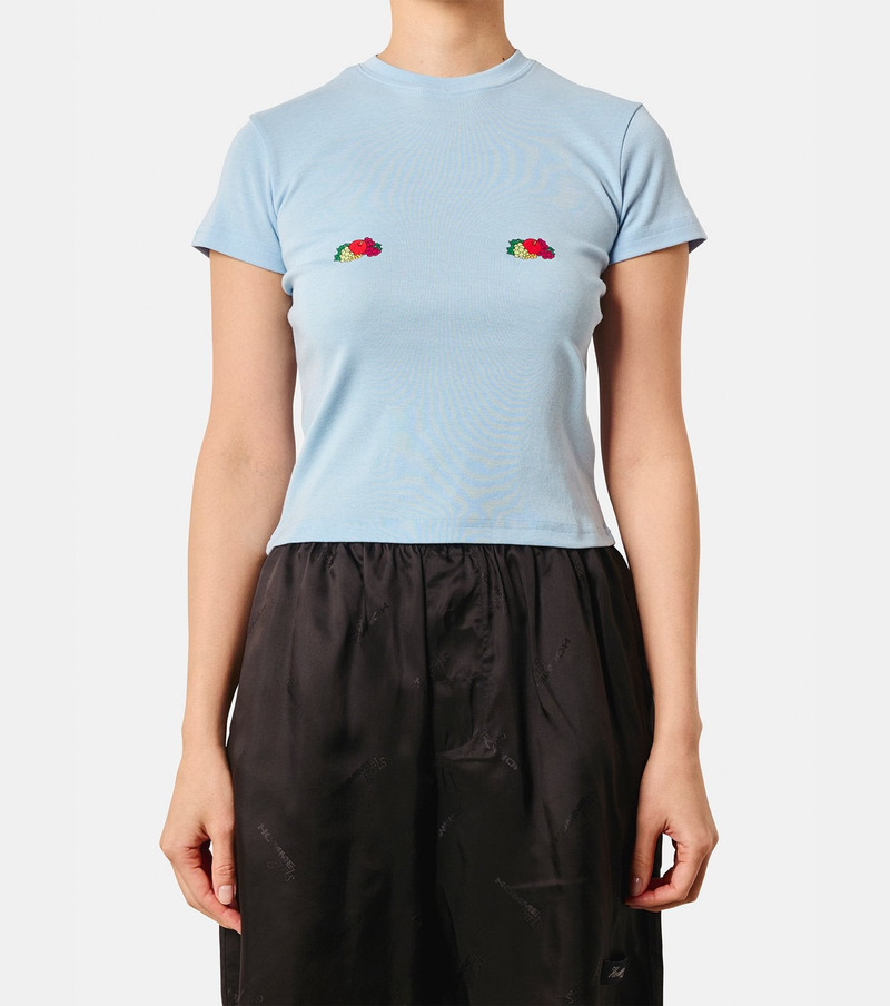 HommeGirls® Baby Tee w/Double Logo outlook